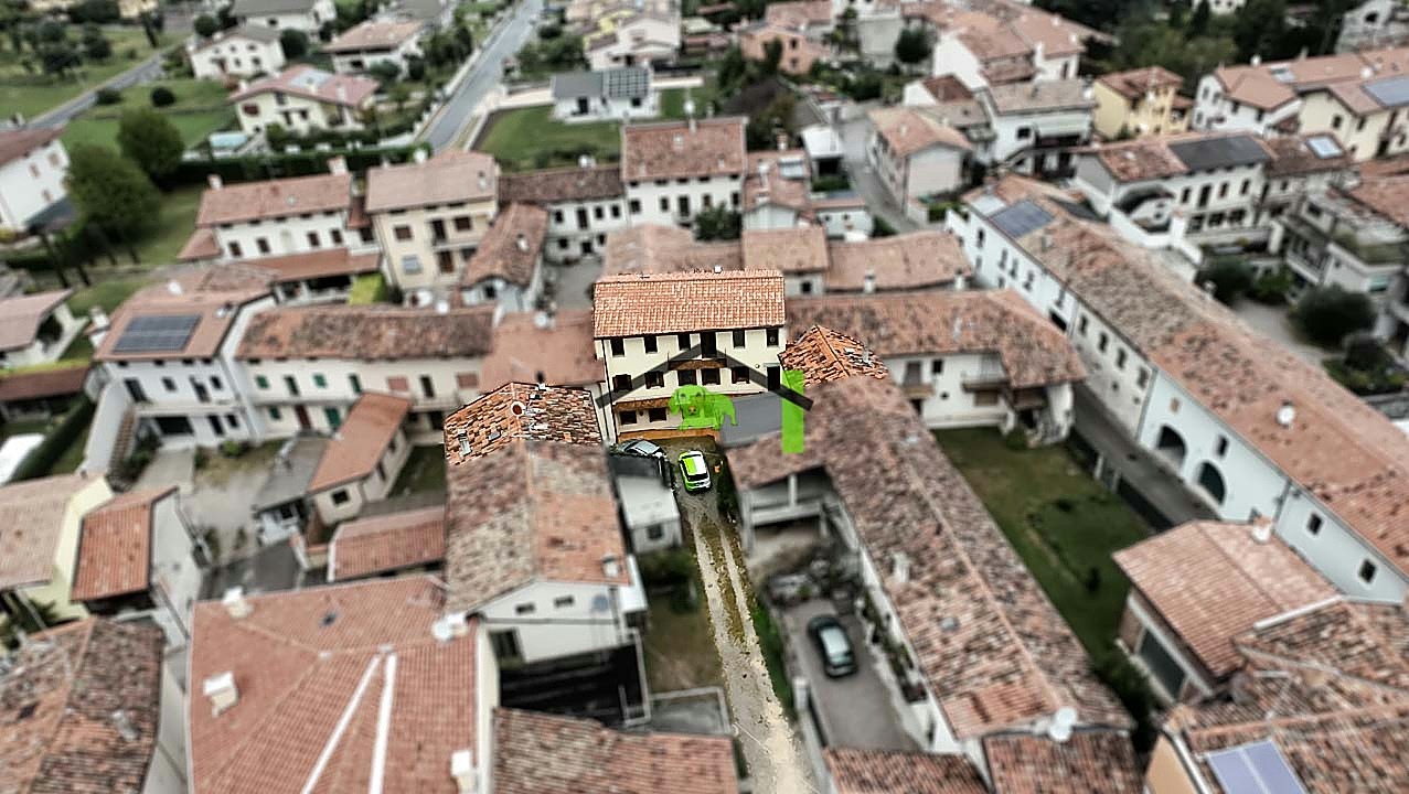 Vista aerea quartiere