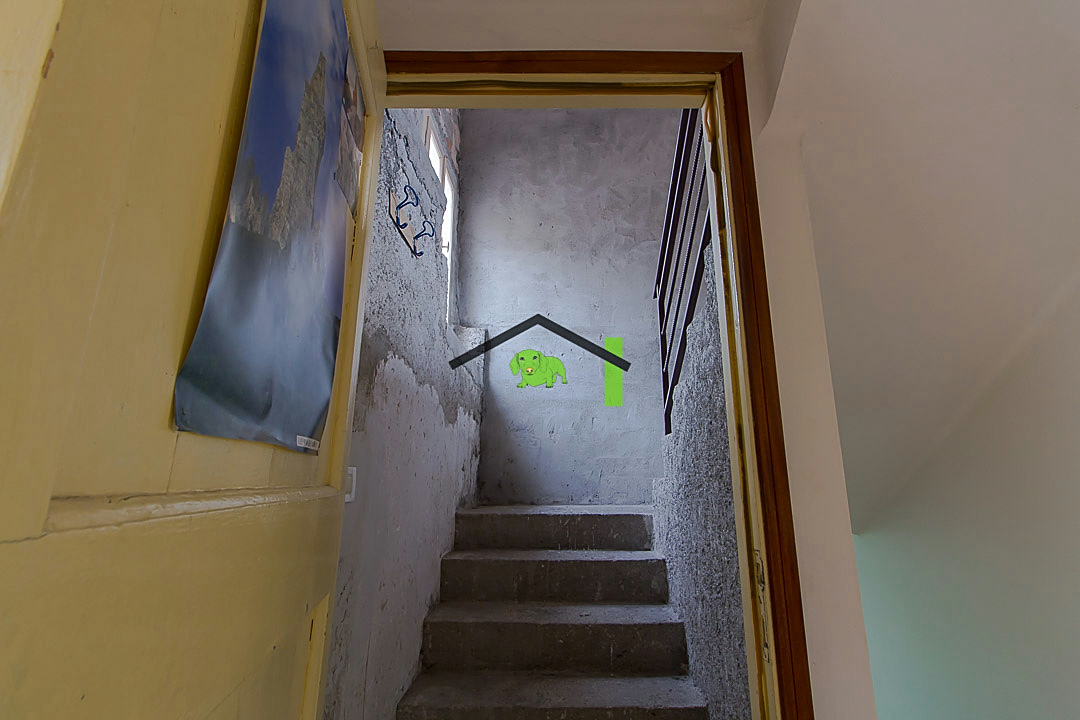 Scala verso mansarda