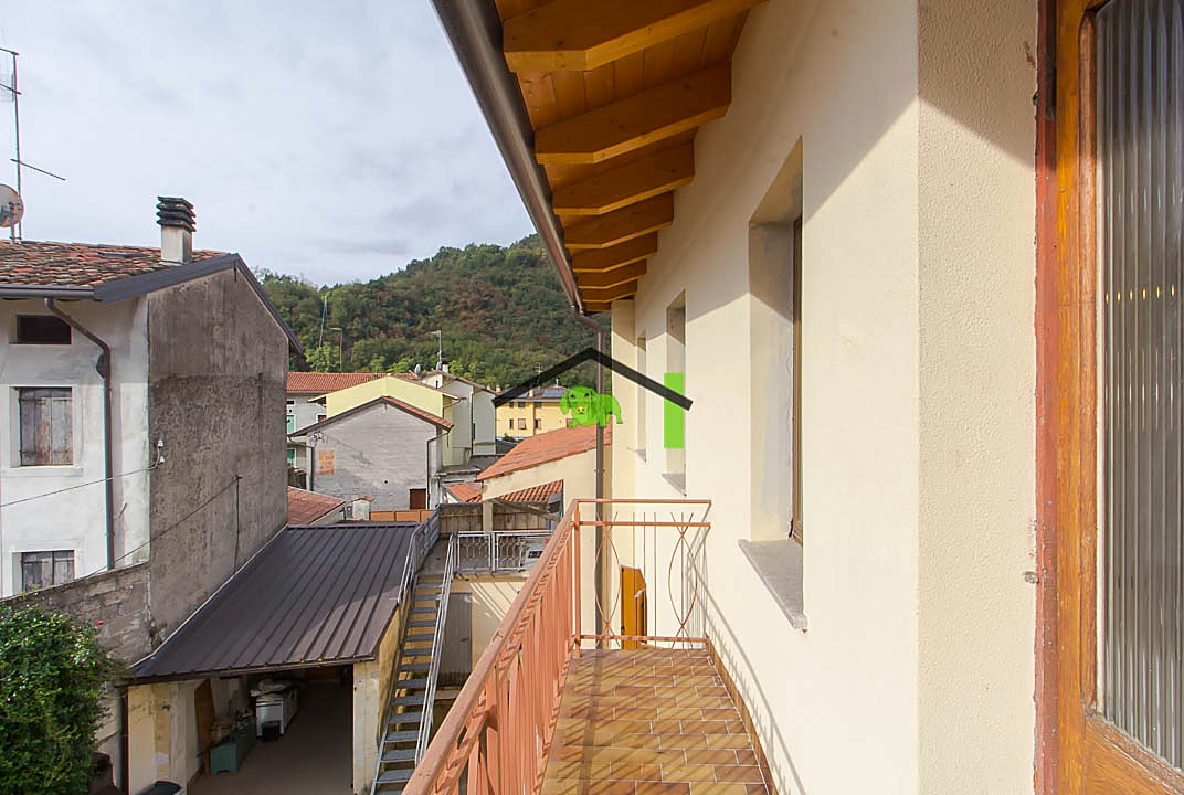 Balcone vista colline