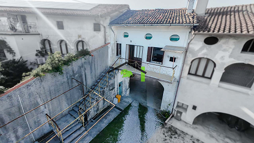 Casa in linea con deposito e terreno a San Giorgio della Richinvelda