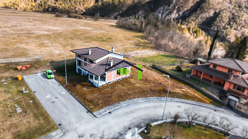 Villa indipendente al grezzo con ampio giardino privato